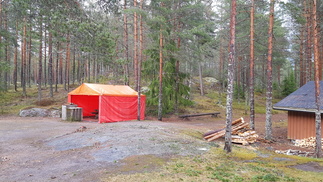 Nyt voi ulkonakin viettää aikaa ja grillata.